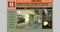 Desktop Screenshot of harbiglas.de
